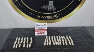 Kayseri’de mideye gizlenen uyuşturucu operasyonu: 3 şüpheli yakalandı
