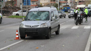 Samsun’da hafif ticari aracın çarptığı bisikletli ağır yaralandı